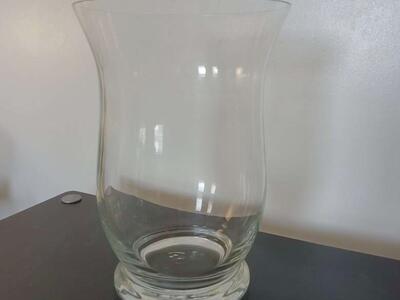 Clear Tall Glass Vase
11 inch H