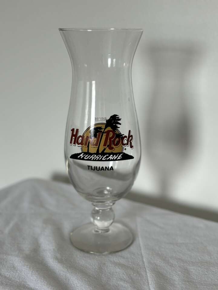 Hard Rock Cafe Hurricane Cocktail Drink Cozumel