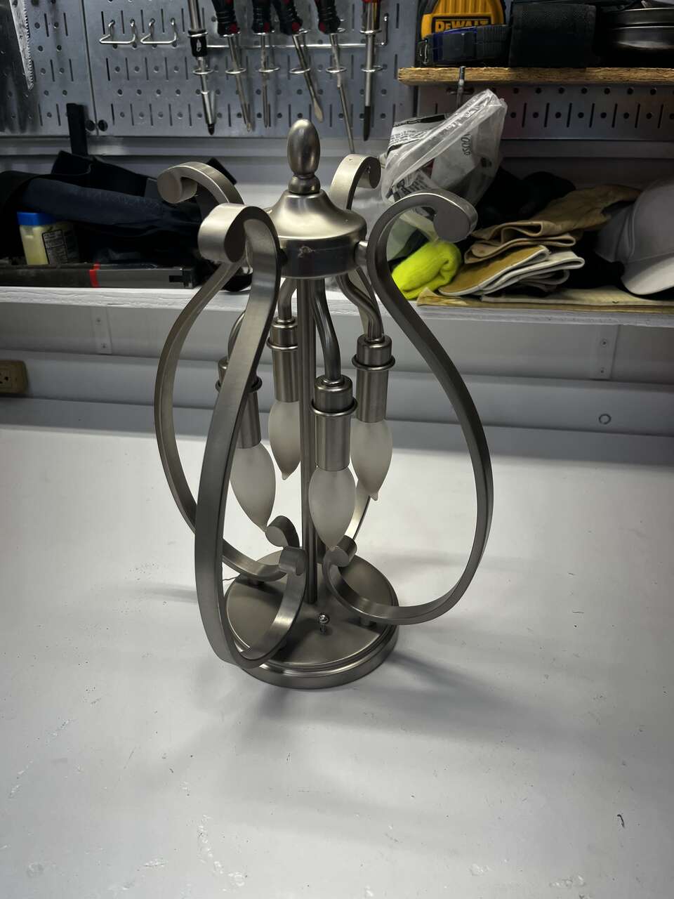 151/2 Inch 4 Light Semi-Flush Mount Ceiling Light