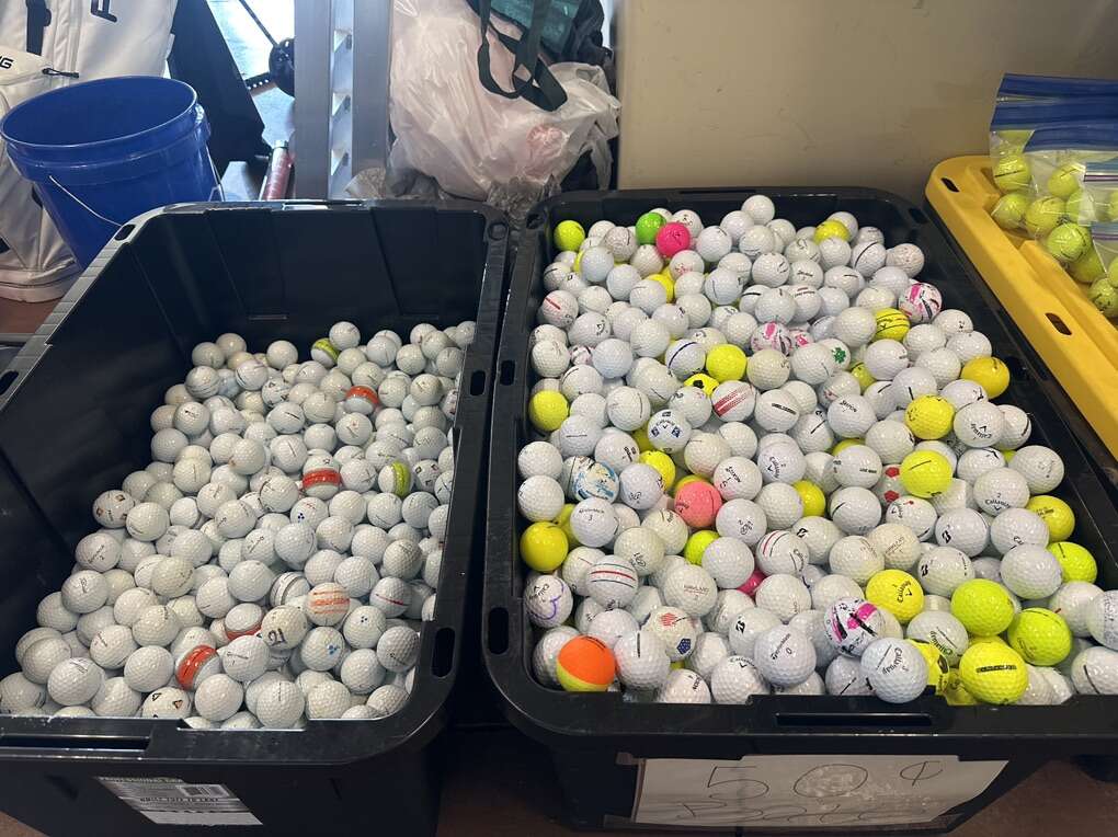 Thousands Of Golf Balls