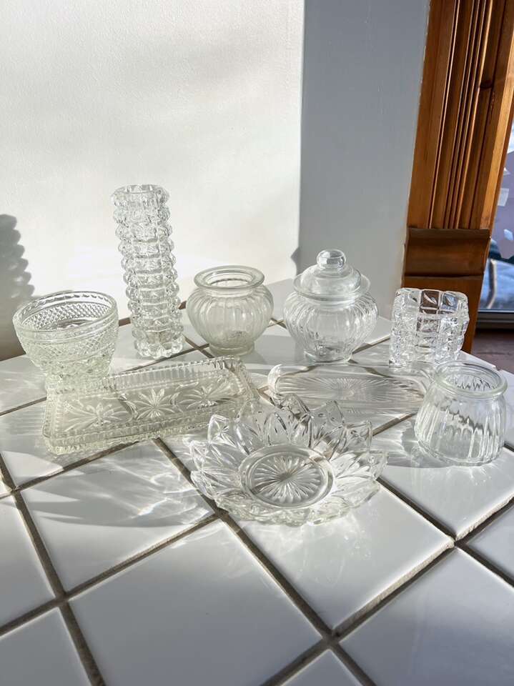 Glass Jewelry Display Dishes