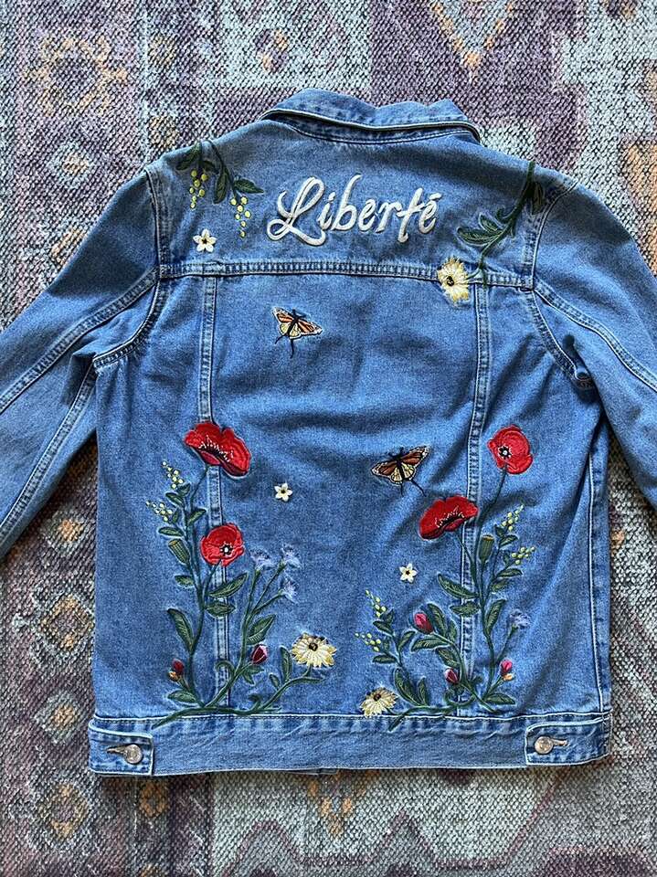 Embroidered Denim Jacket