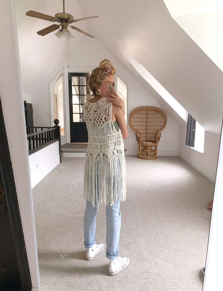 Boho Fringe Vest