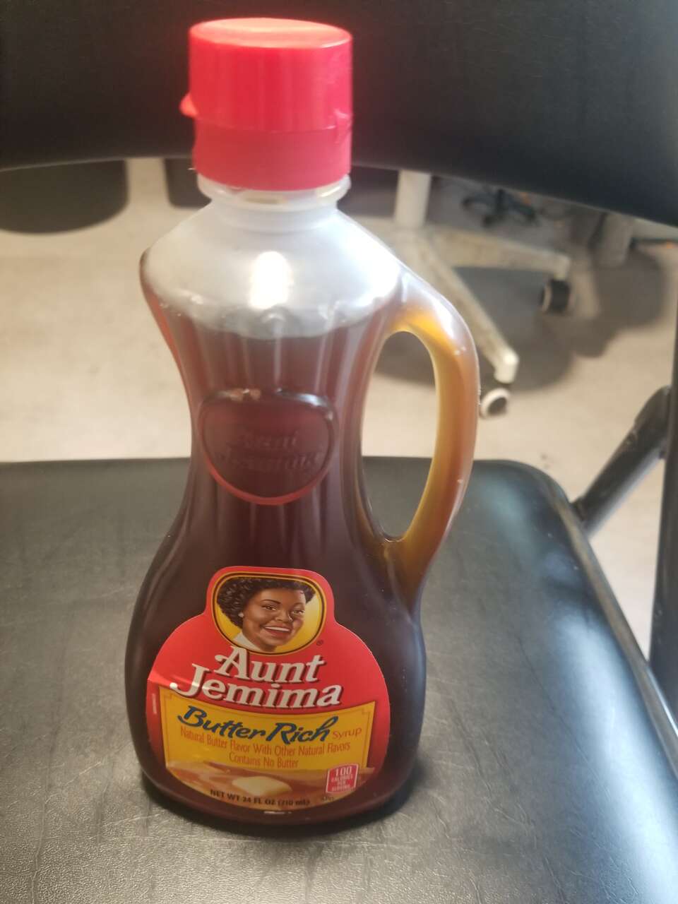 Collectors Original Unopened Aunt Jemima Butter Rich Syrup, 24 oz Bottle
