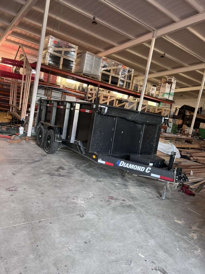 7x14 Dump Trailer Rental!