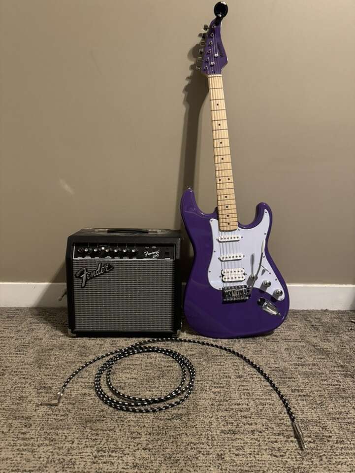 Kramer Guitar And Fender Amp