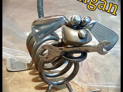 Metal Art Golf Club Puppies