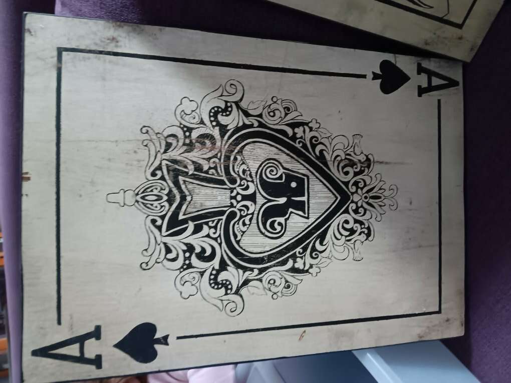 Poker Card Wall Decor Furniture