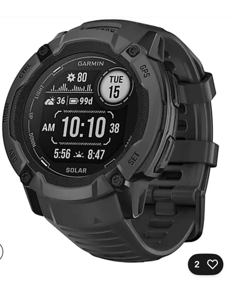 Garmin Instinct 2X Solar GPS Watch Graphite