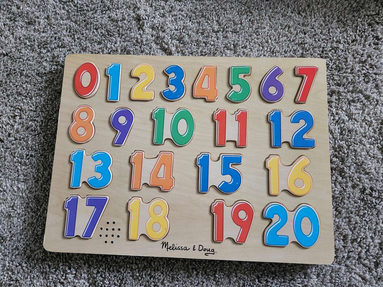 21 Piece Sound Puzzle - Numbers Sound