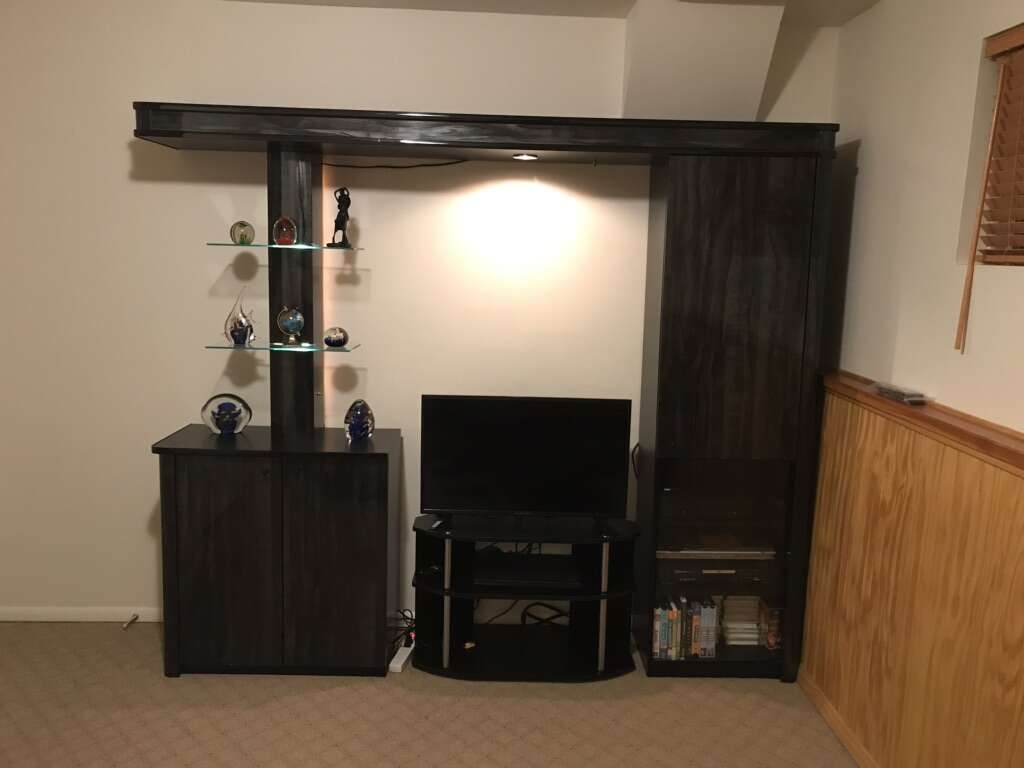 Entertainment center.