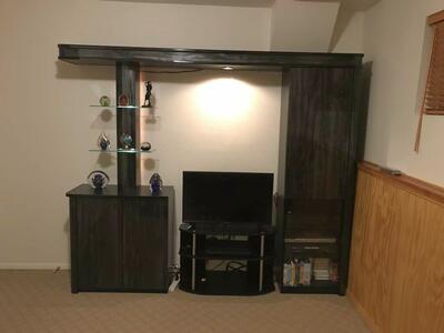 Entertainment center.