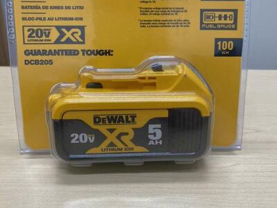 DeWalt 20-Volt Max XR Lithium-Ion 5.0Ah Battery