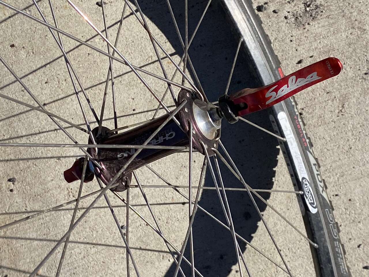 Tubular Front Wheel - Chris King, Cyclocross