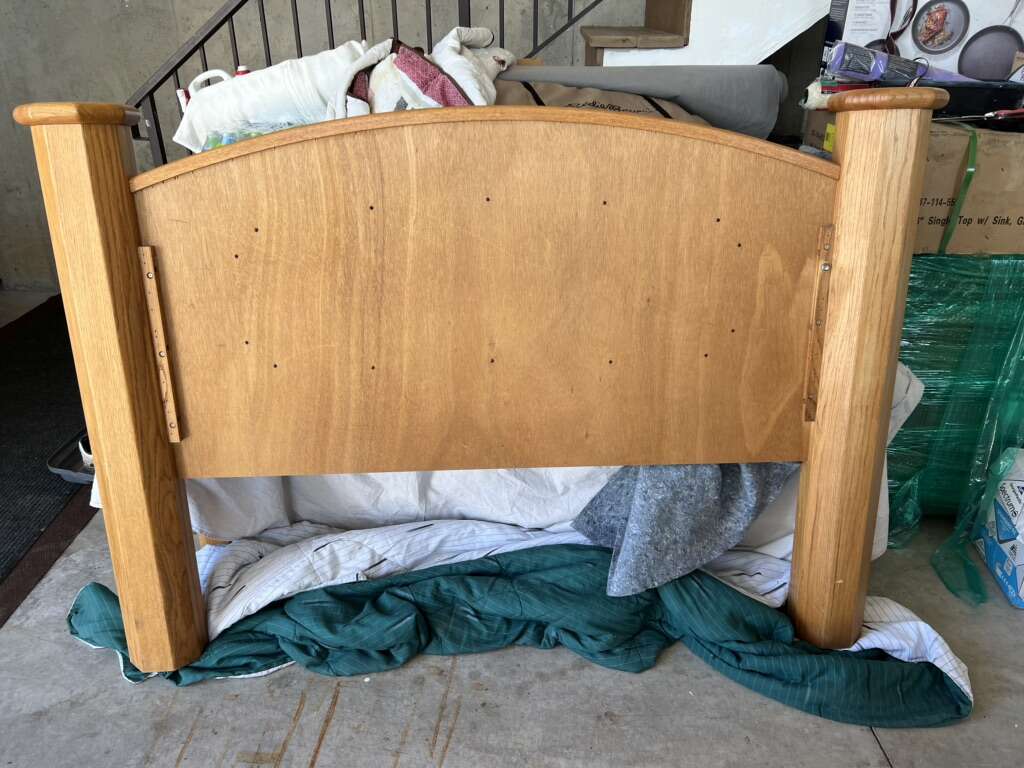 Solid Oak Queen/ Full Bed frame Furniture