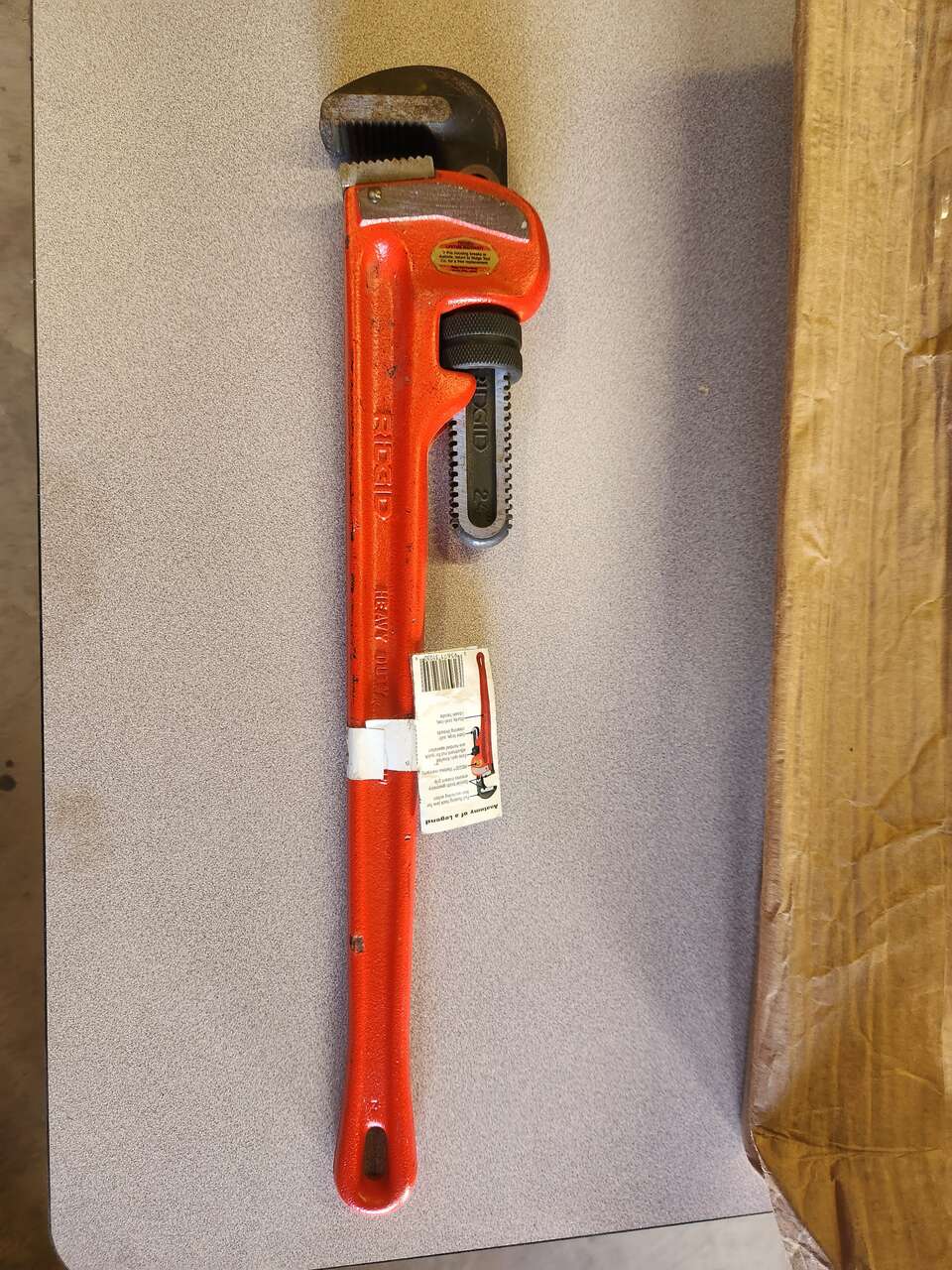 24 Ridgid Pipe Wrench