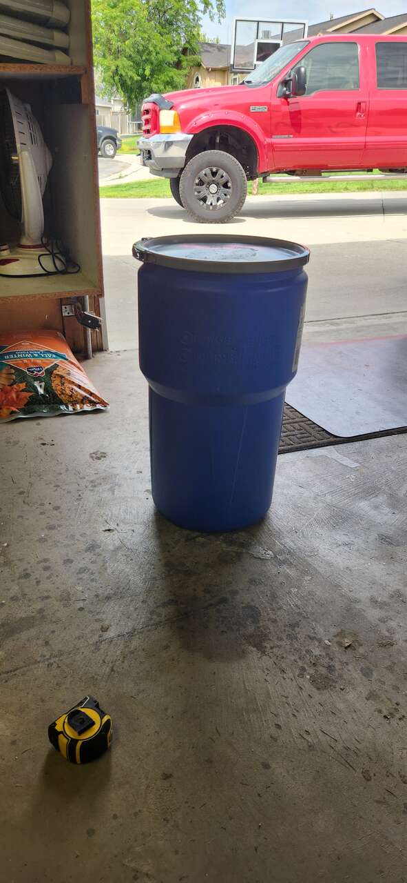 Eagle 14 Gallon Plastic Drum with Lid