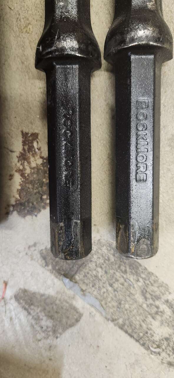 (4) Brand New Rockmore International 6' Tapered Drill Rods