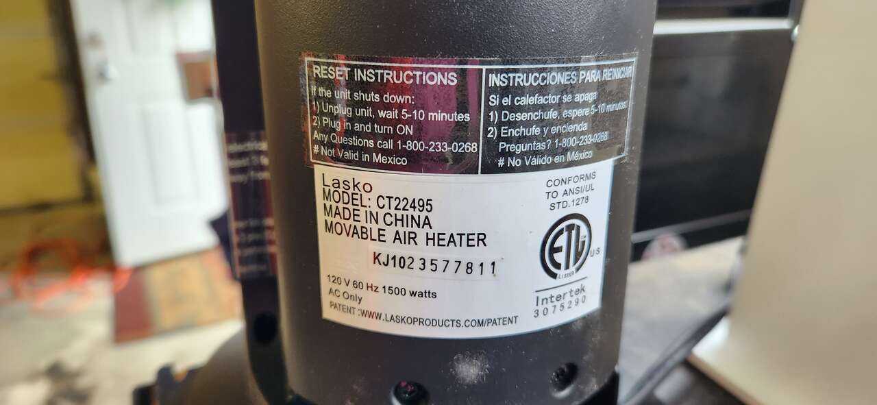 New Lasko Ceramic Tower Heater w/ Remote