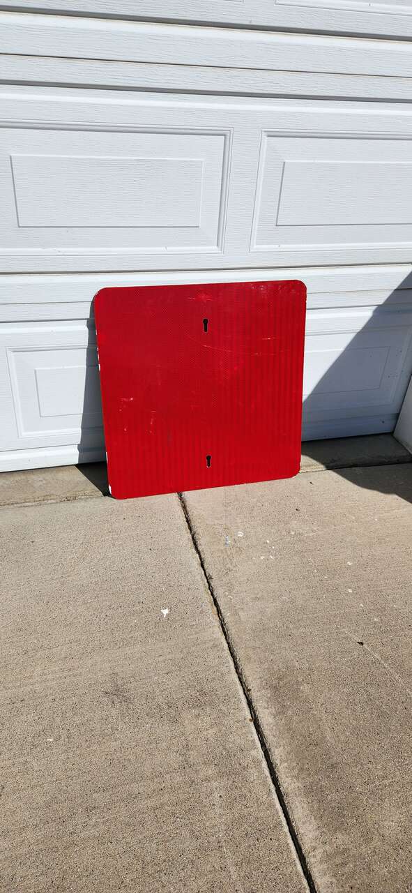 2' x 2' End of Road Marker