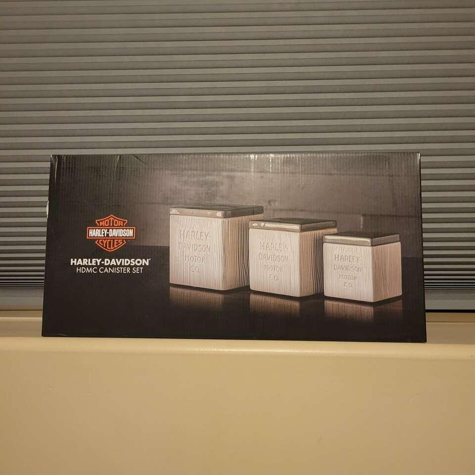 Harley Davidson Canister Set