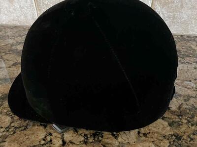 NEW Velvet Horse Riding Hat with nylon cover