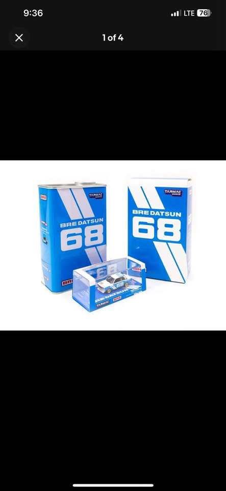 Signed Tarmac Bre Datsun Hot Wheels Hotwheel