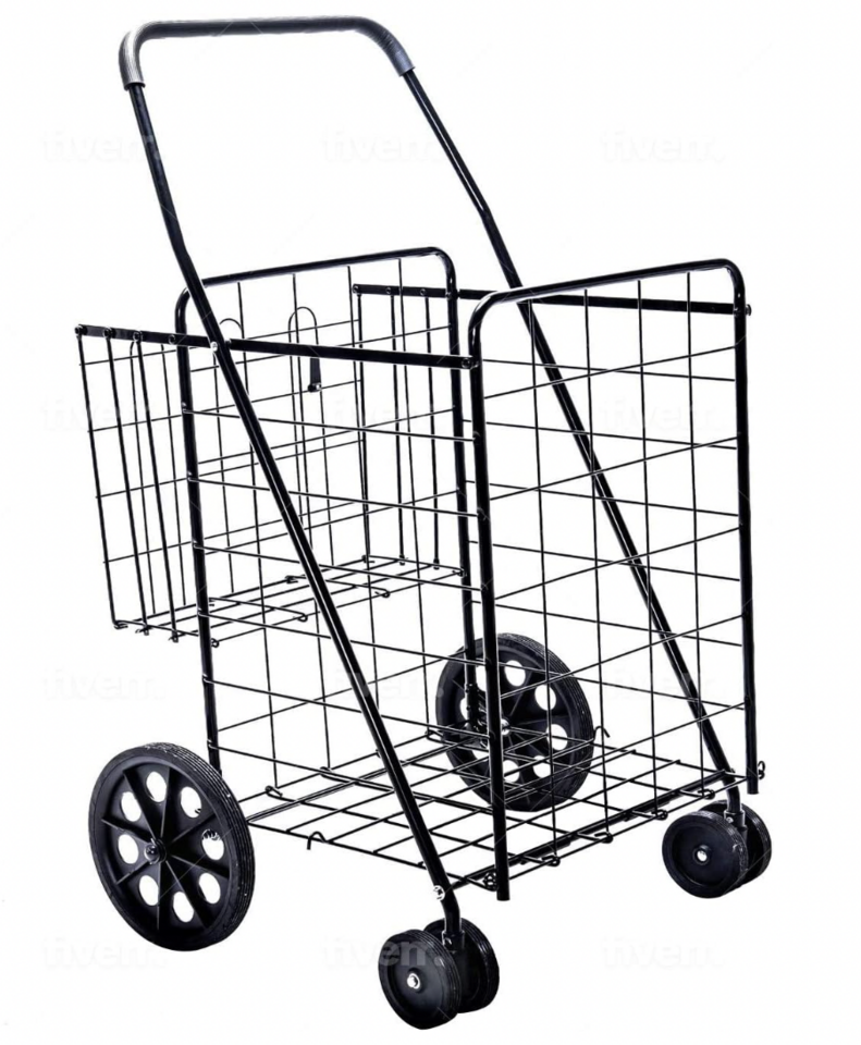 Jumbo Foldable Shopping Cart