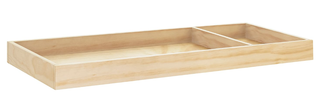 Universal Wide Removable Changing Tray, Natural Finish