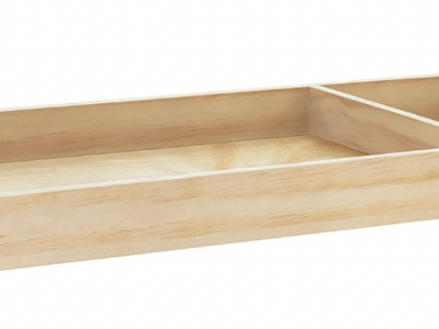 Universal Wide Removable Changing Tray, Natural Finish