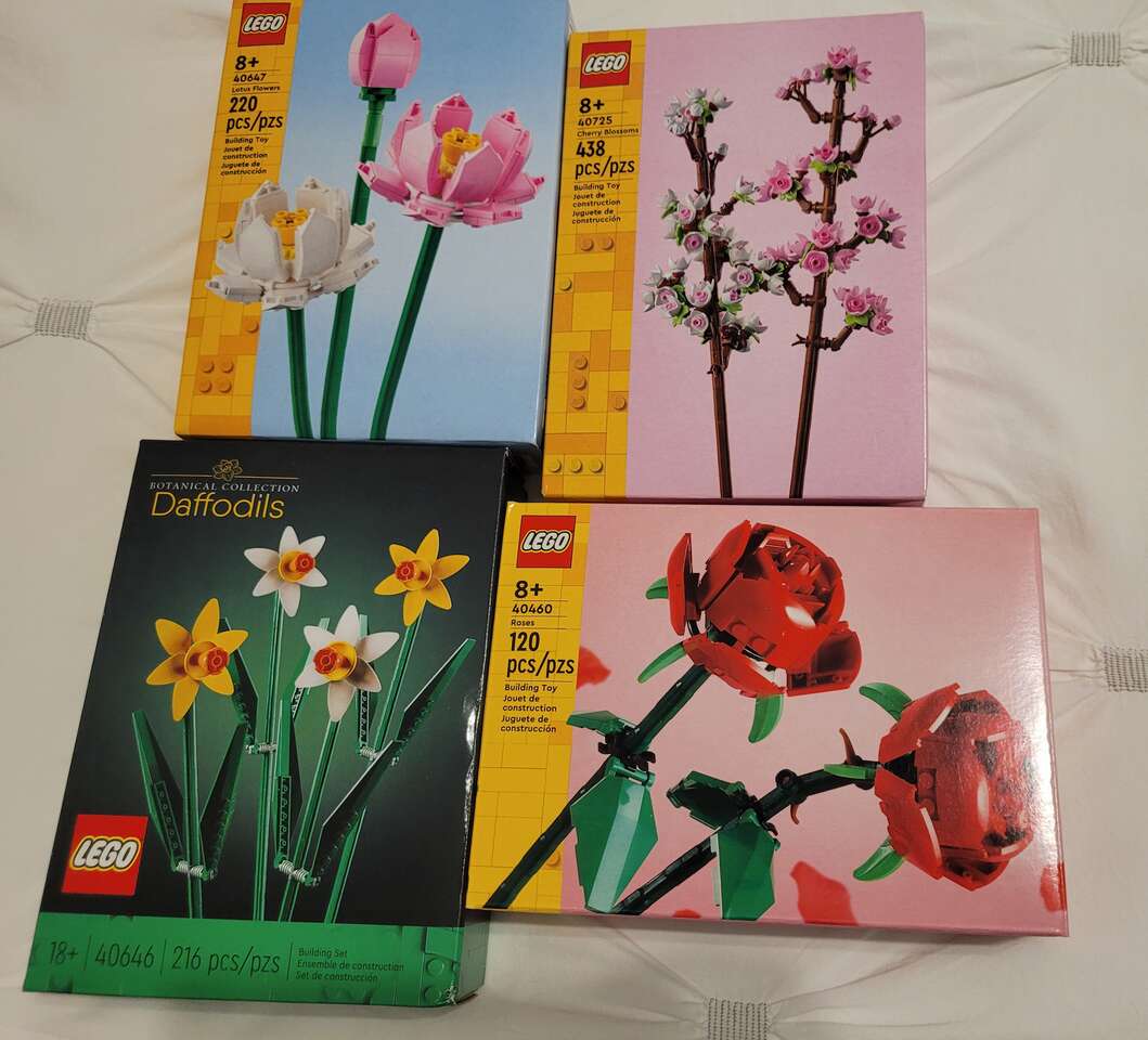 4 Lego Flower sets all for $55 | Toys | ksl.com