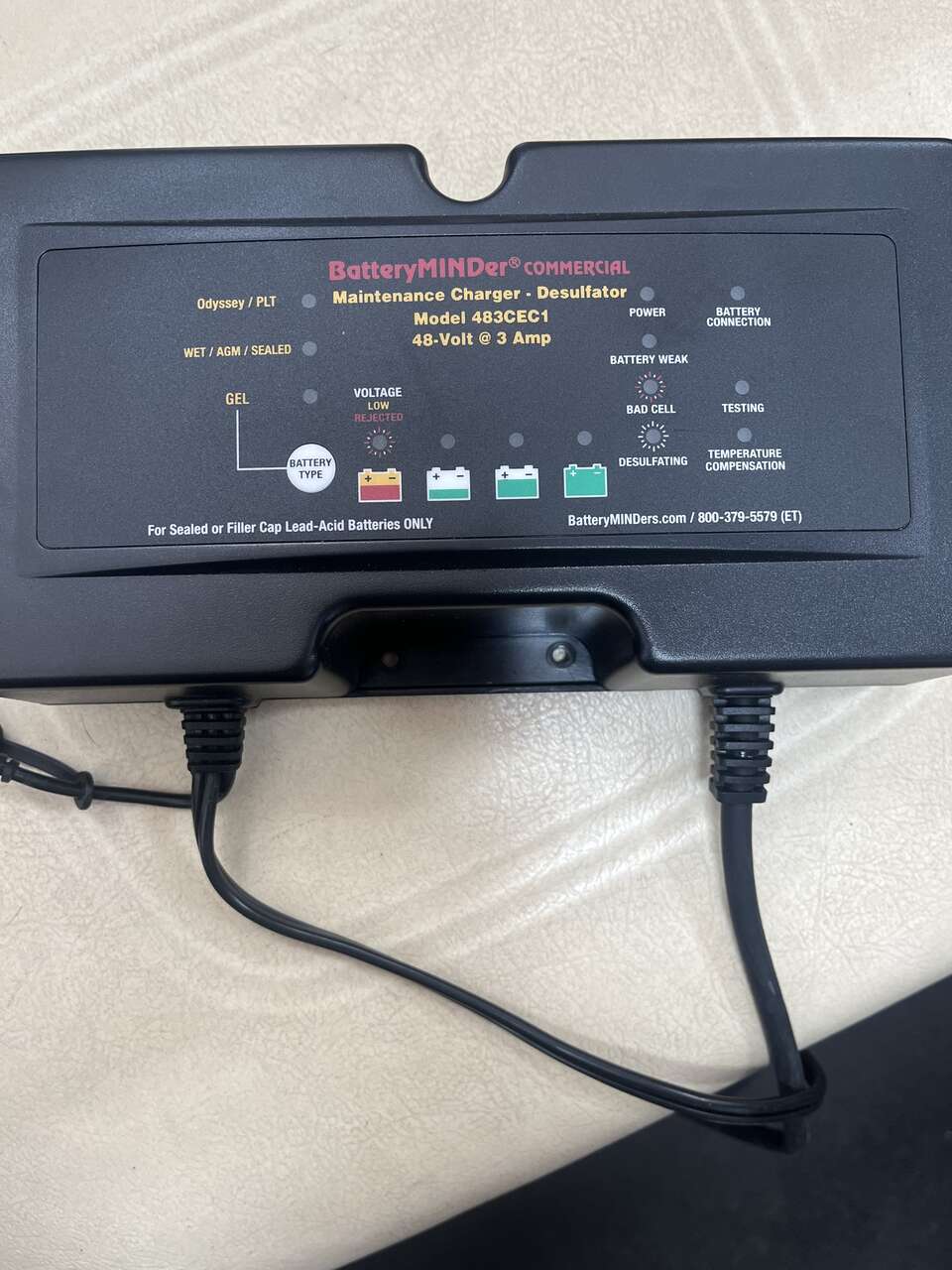 48 volt charger for WET batteries