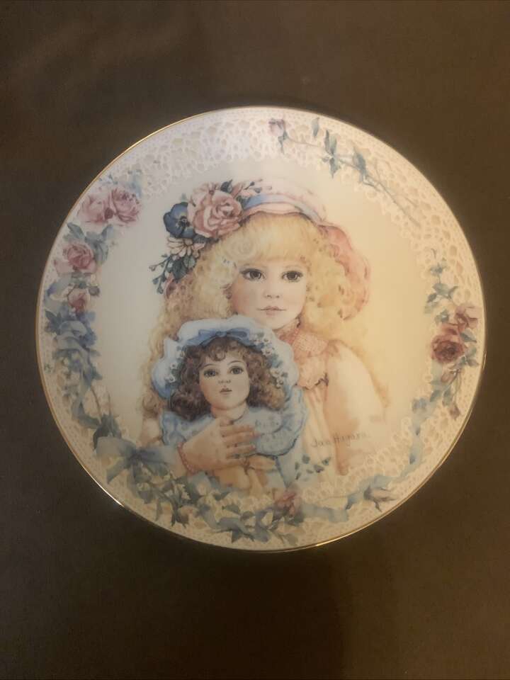 1989 Hamilton Collection Collector Plate Cathy