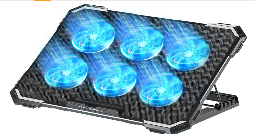 Brand New IceCoorel Laptop Cooling Pad – High-Performance Cooling for Gaming and Work. -Estate Sale-