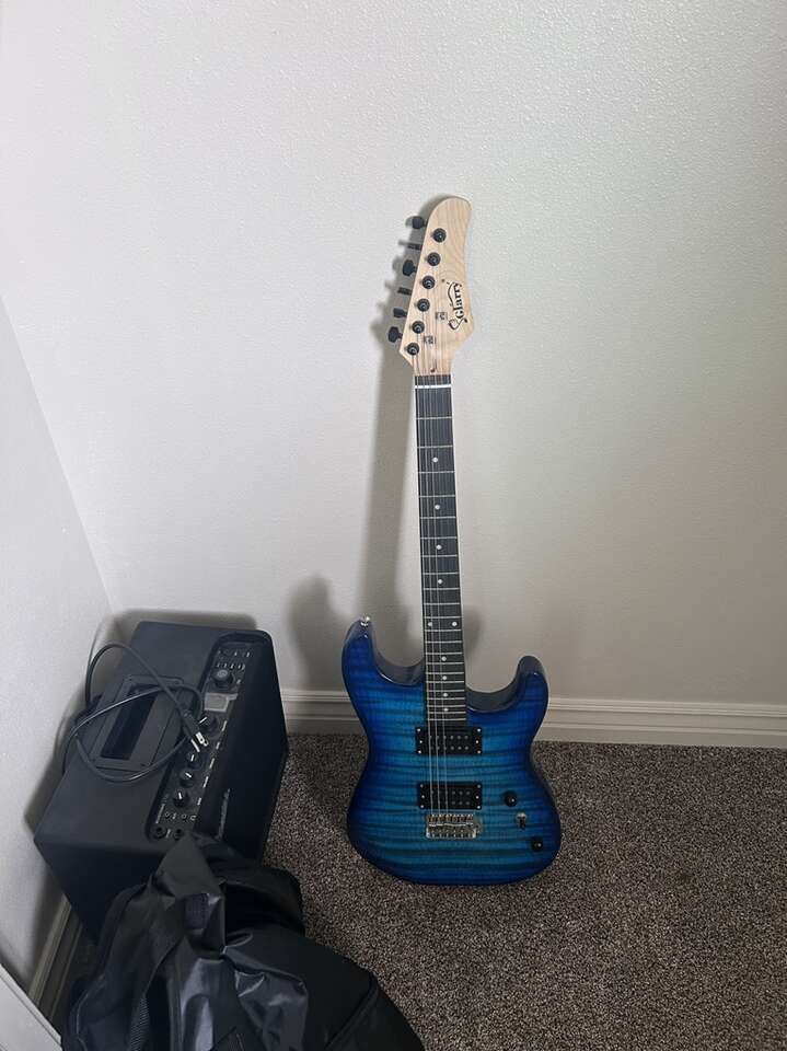 Electric Guitar & Fender Amp