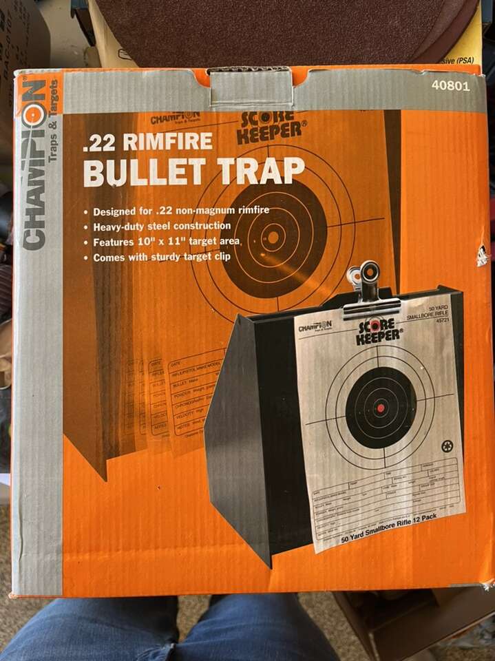 Champion .22 Rimfire Bullet Trap