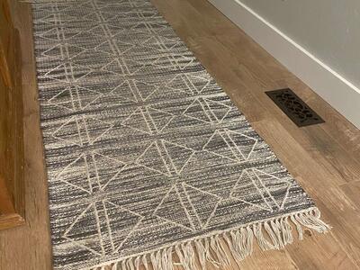 West Elm runner with pad