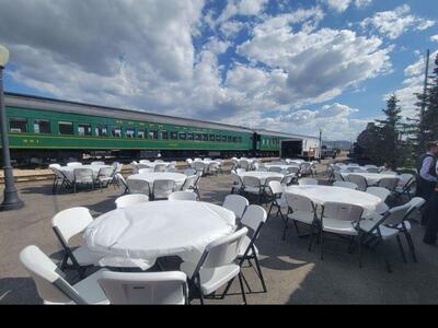 Table, chair and linen rentals