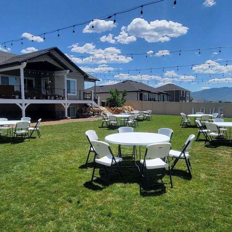 Chairs, tables and linen Rentals