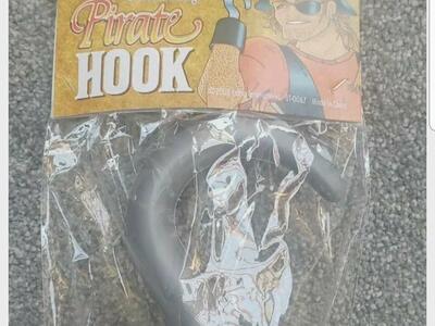 Plastic pirate hook