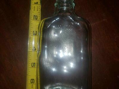 200Ml flask glass bottles (12)