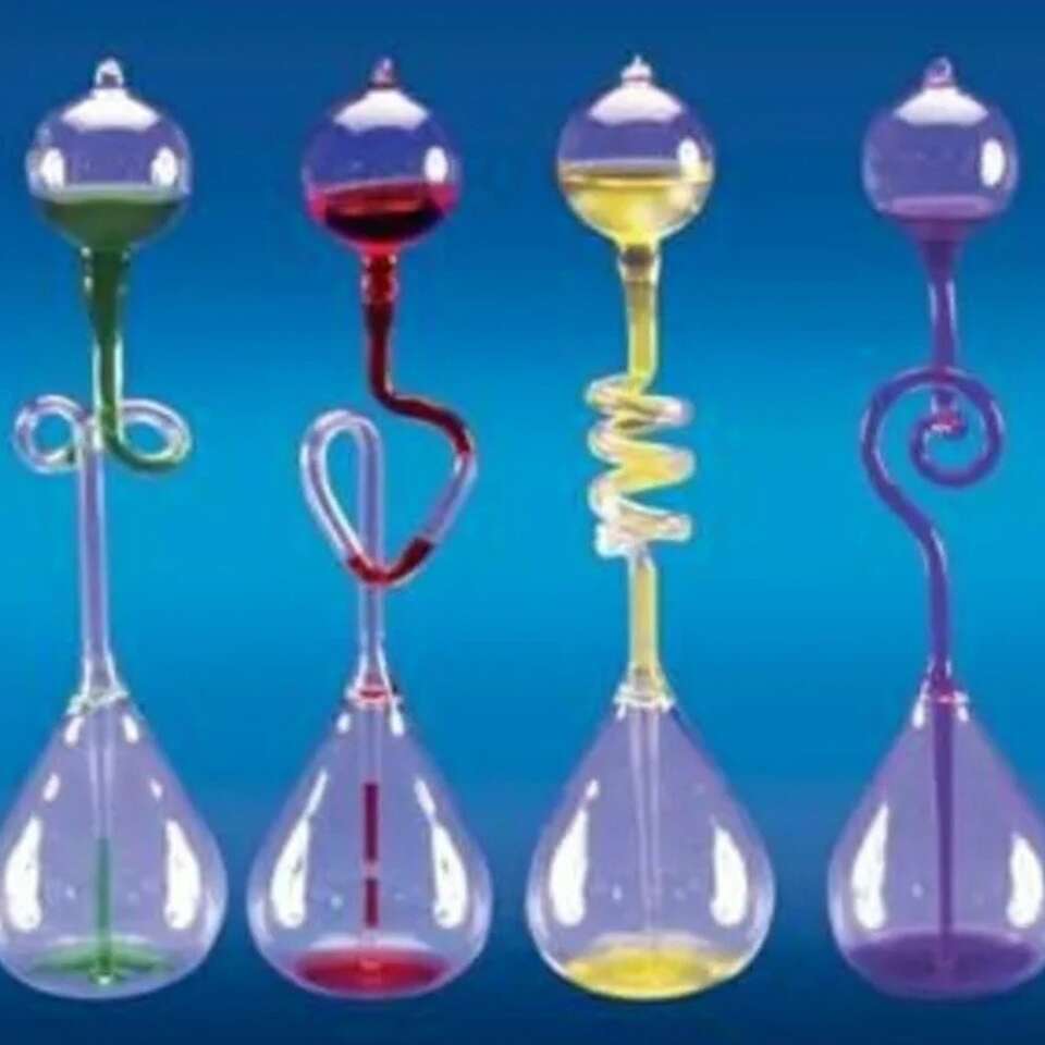 12 Colorful Glass Science Energy Transfer