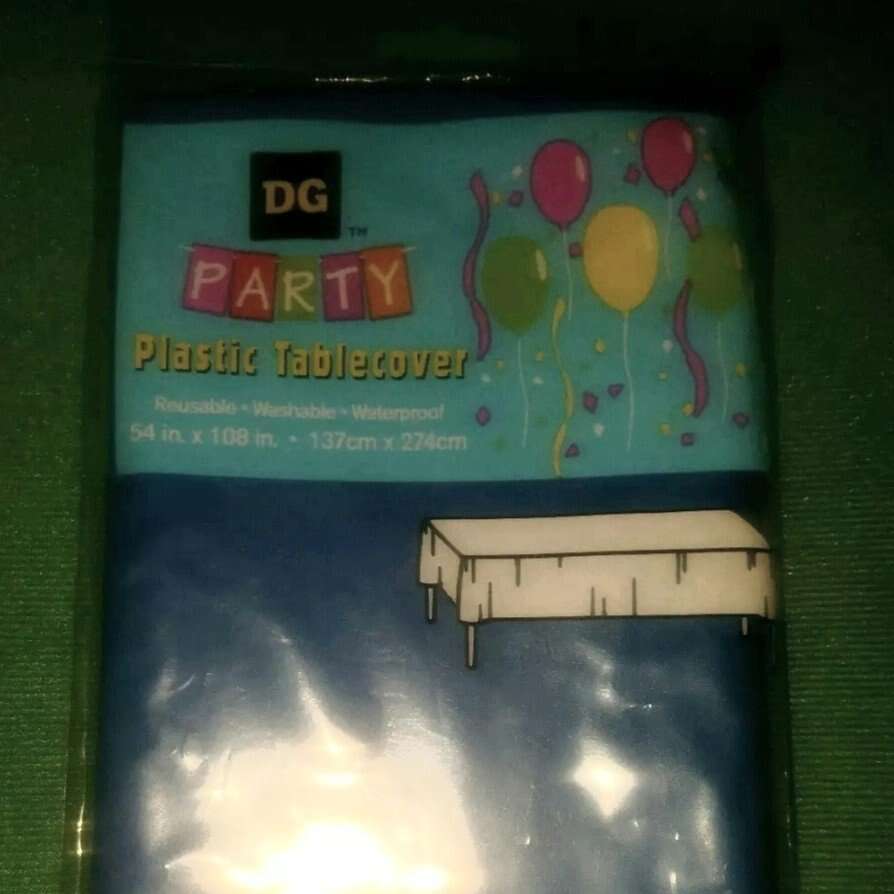 Royal blue Party Plastic Table Cover