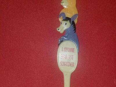 Vintage 1970's Back Scratcher White Elephant