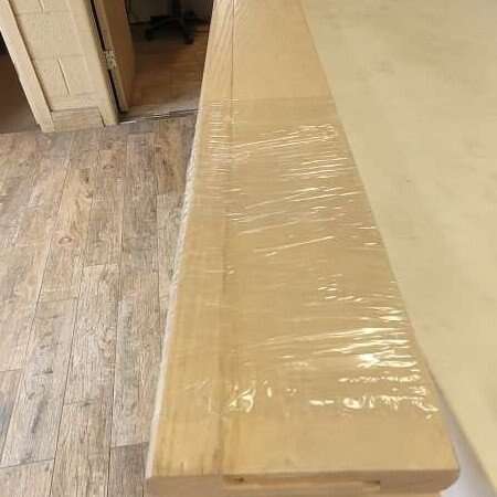 wood flushmount stairnose 78"x3"