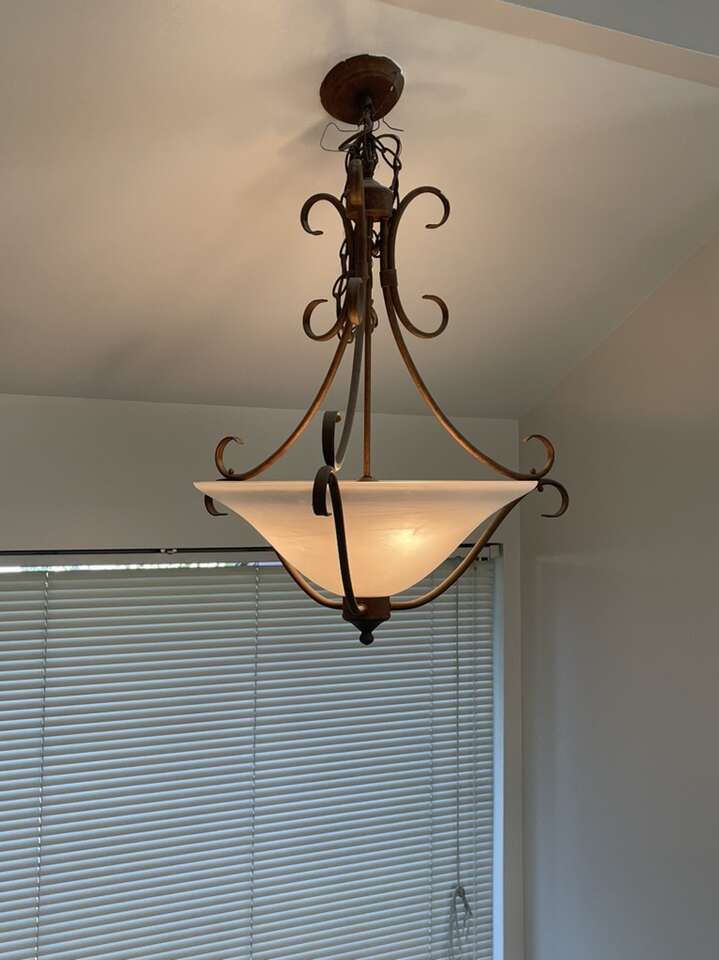 Bronze Metal Chandelier