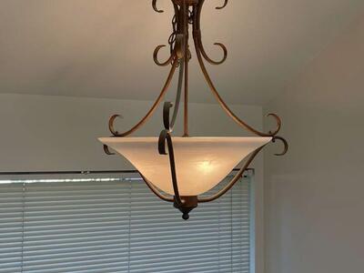 Bronze Metal Chandelier