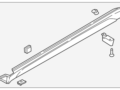 2019-2021 Hyundai Tucson Left Rocker Molding