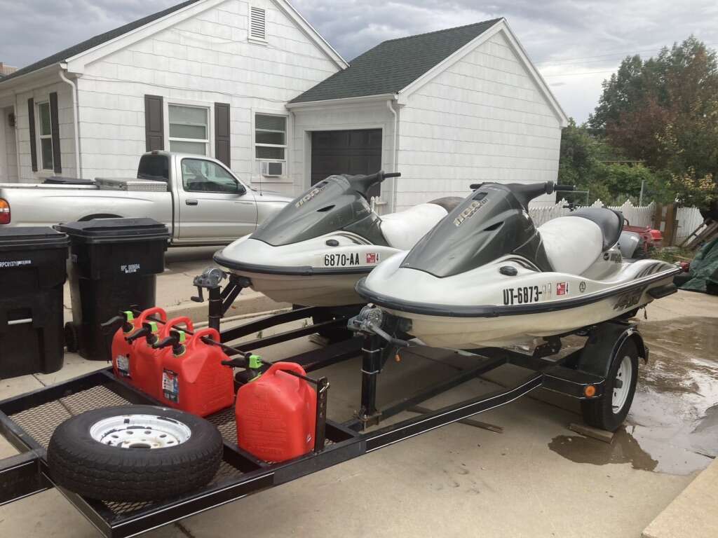 Two Jet skis Water Sports