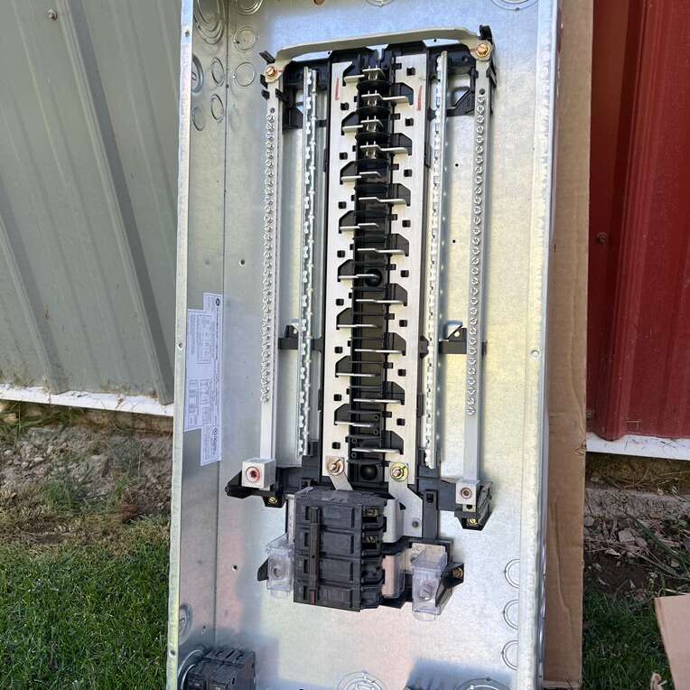 GE Main Panel And Breakers